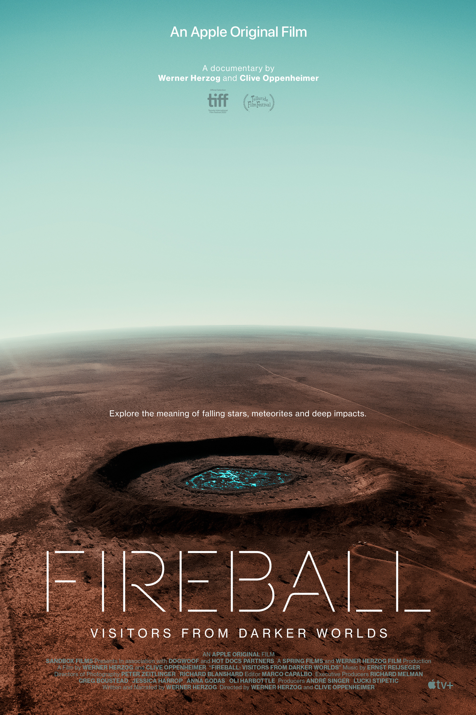 Mega Sized TV Poster Image for Fireball: Visitors from Darker Worlds 