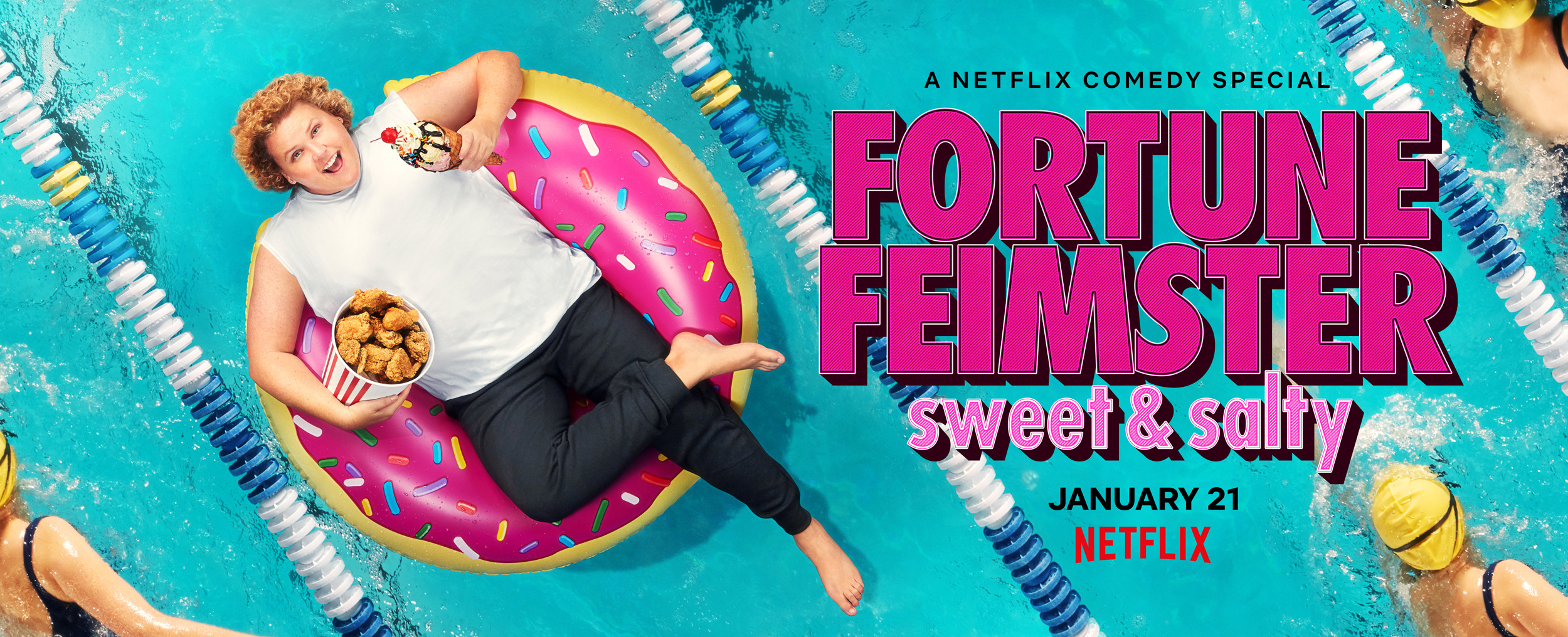 Mega Sized TV Poster Image for Fortune Feimster: Sweet & Salty 