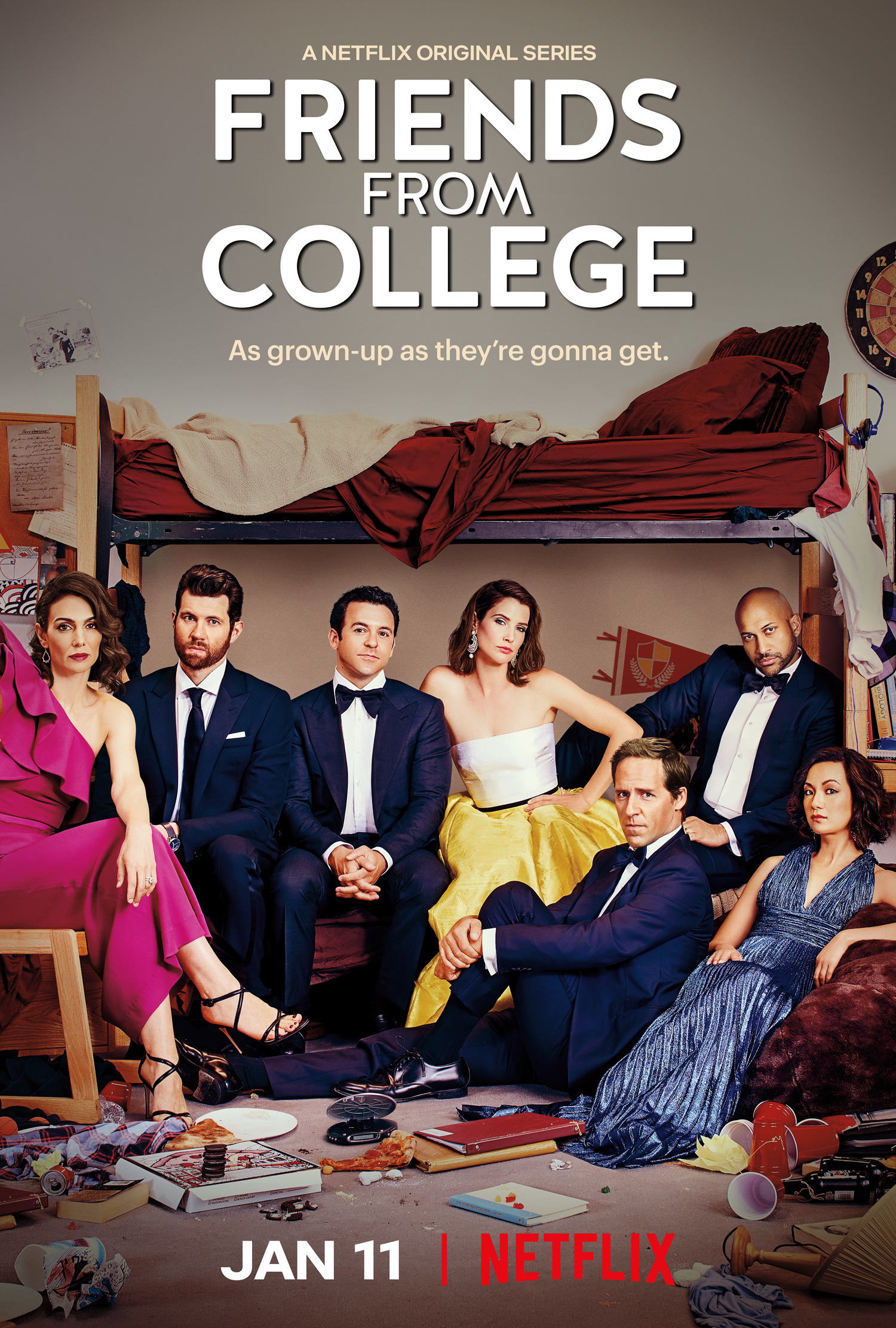 Mega Sized TV Poster Image for Friends from College (#2 of 8)