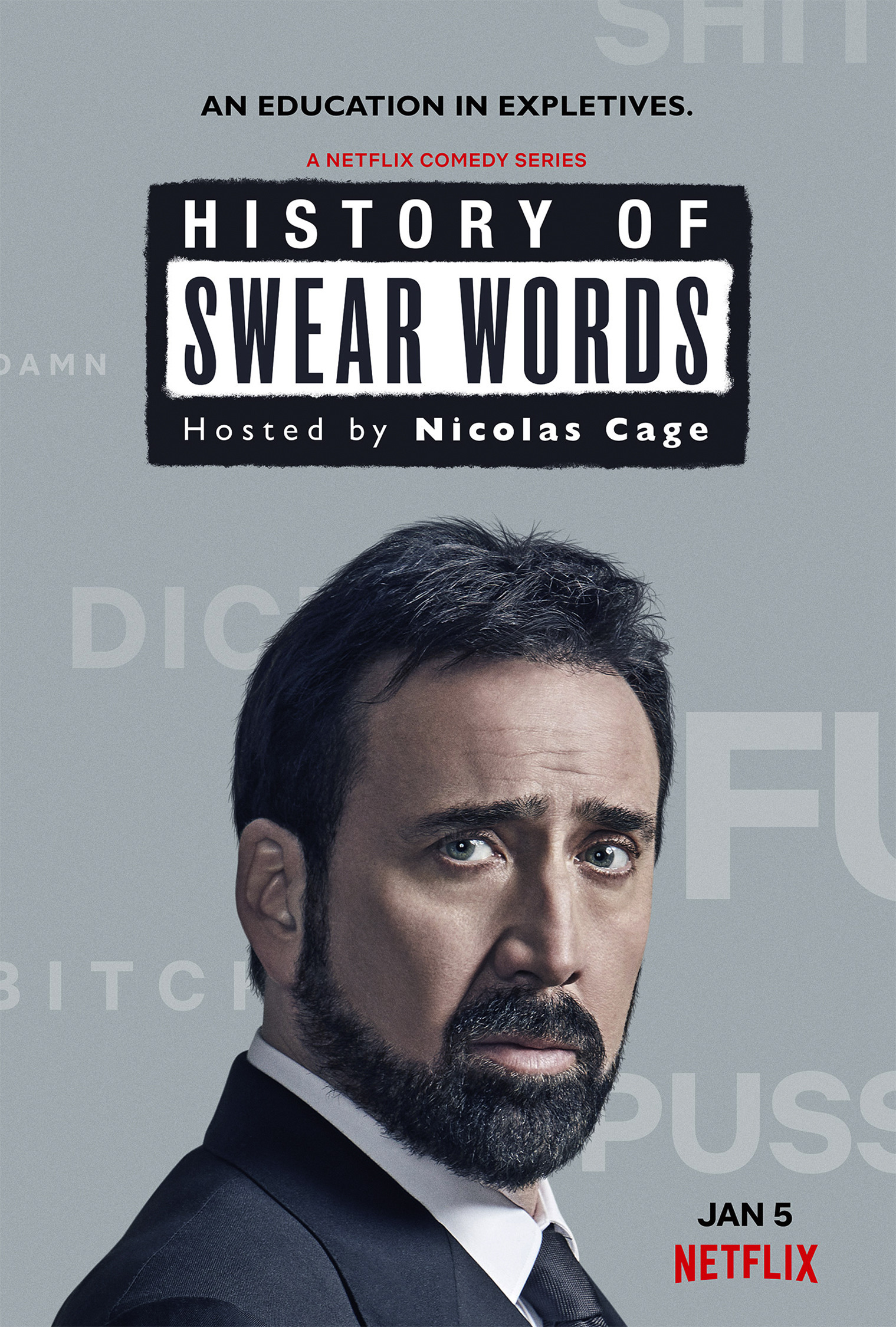 Mega Sized TV Poster Image for History of Swear Words 