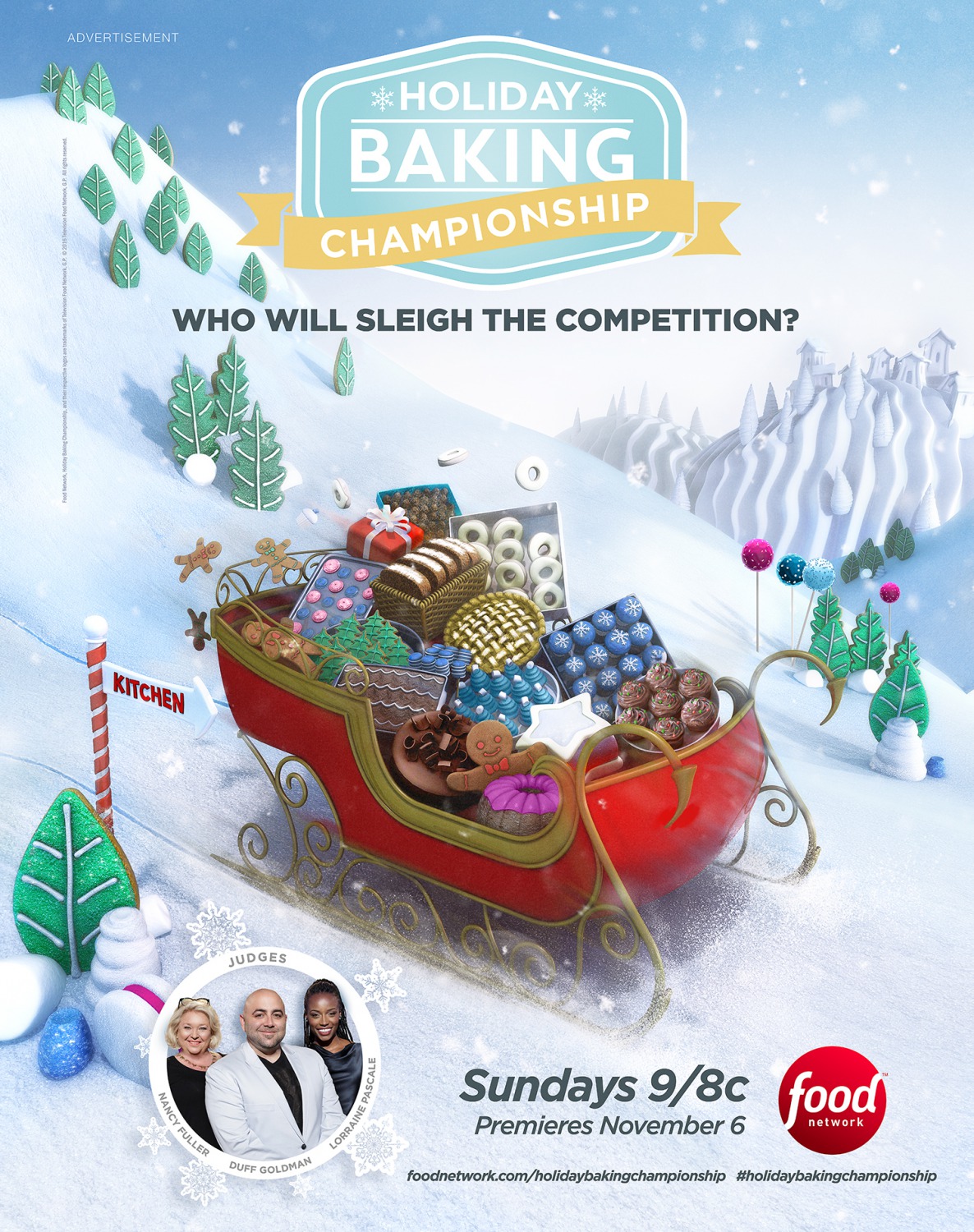 Extra Large TV Poster Image for Holiday Baking Championship 