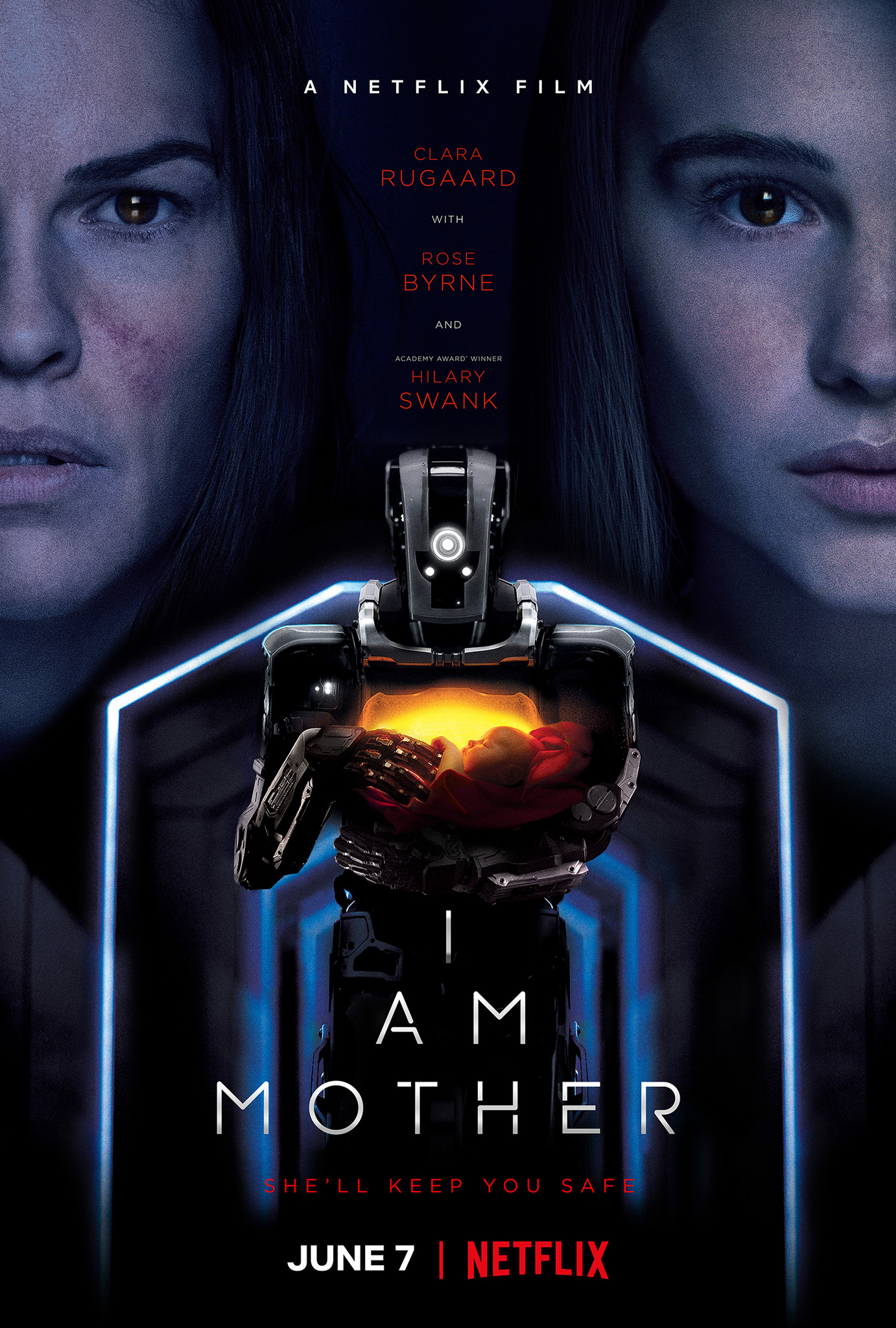 Mega Sized TV Poster Image for I Am Mother (#1 of 2)