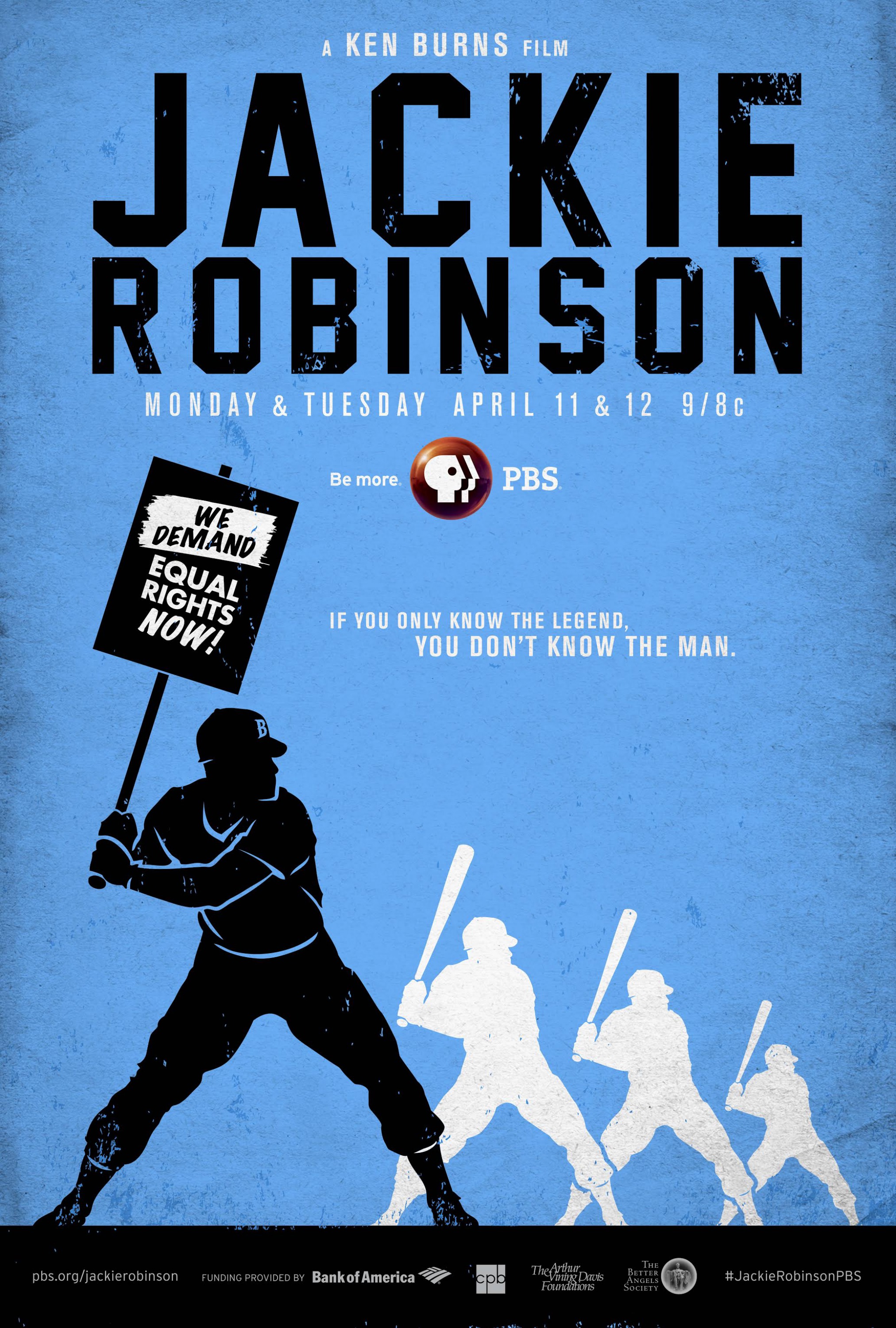 Mega Sized TV Poster Image for Jackie Robinson 