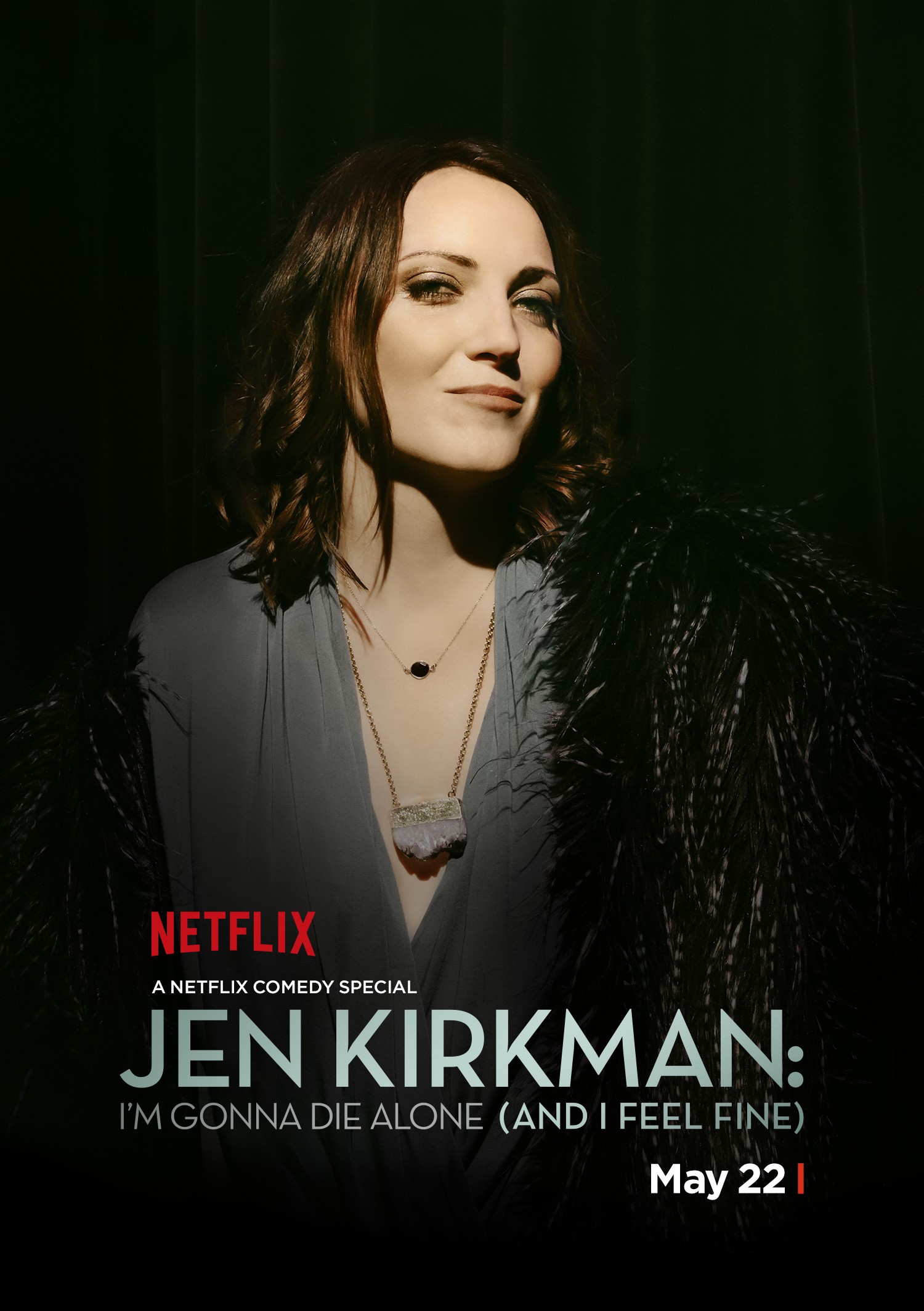Mega Sized TV Poster Image for Jen Kirkman: I'm Gonna Die Alone (And I Feel Fine) 