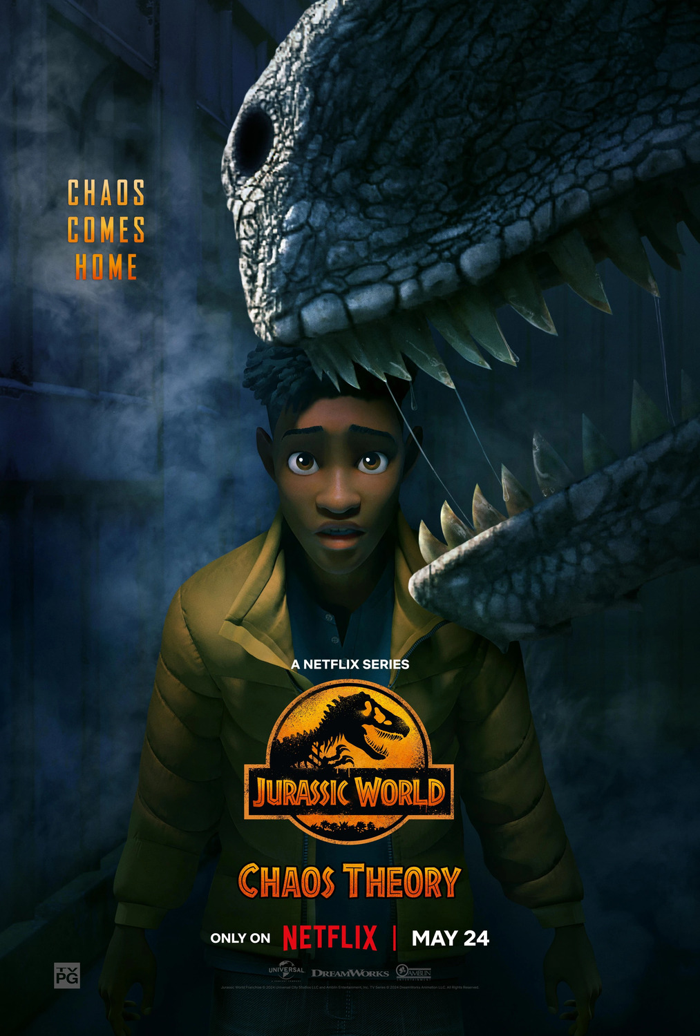Extra Large TV Poster Image for Jurassic World: Chaos Theory 