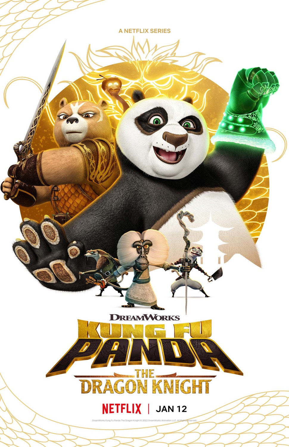 Extra Large TV Poster Image for Kung Fu Panda: The Dragon Knight (#2 of 2)