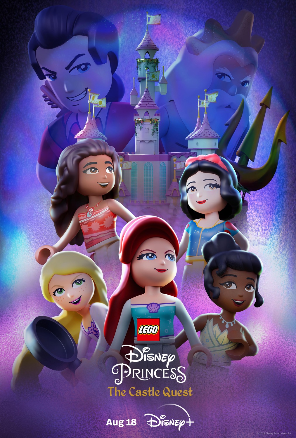 Extra Large TV Poster Image for LEGO Disney Princess: The Castle Quest 