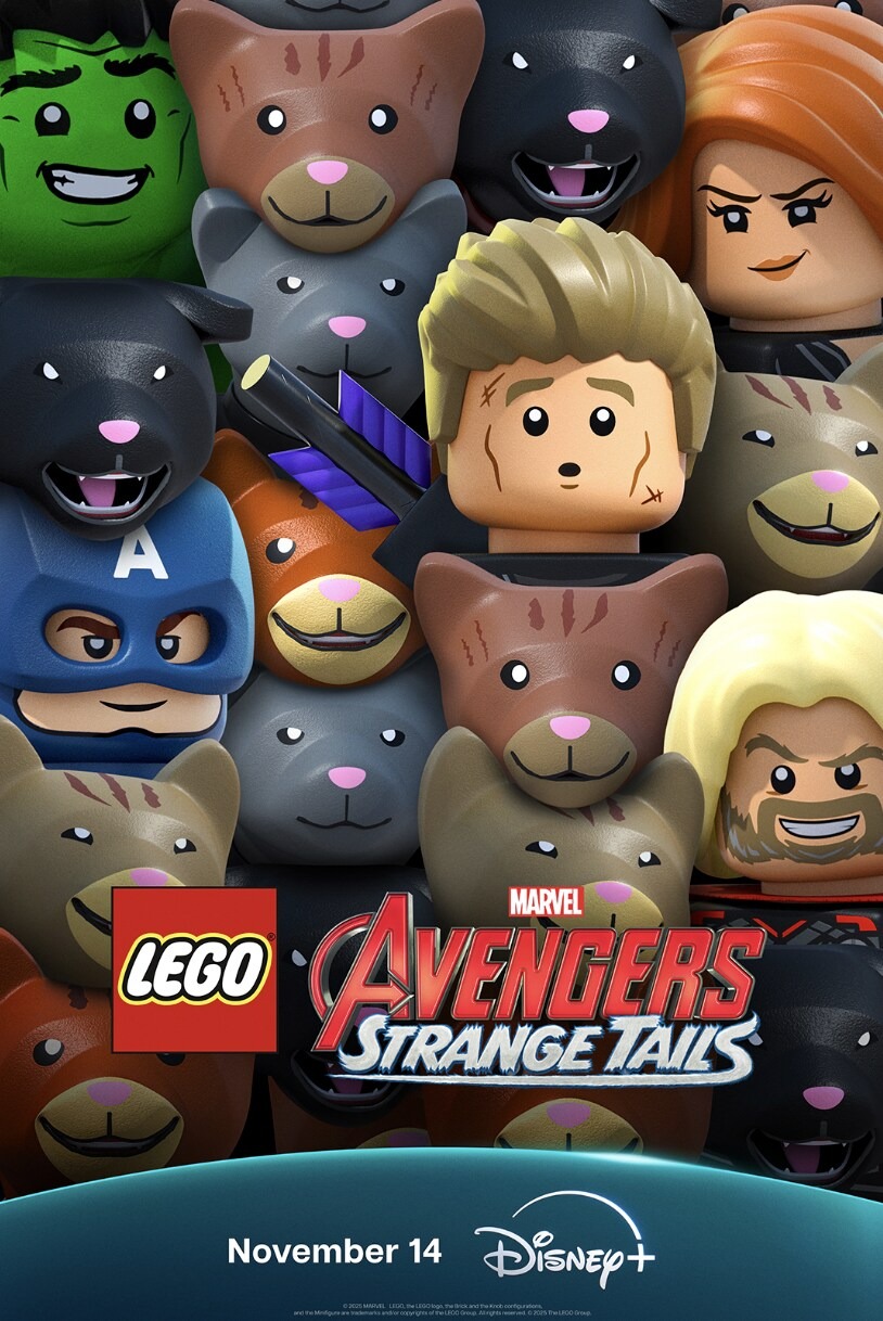 Extra Large TV Poster Image for Lego Marvel Avengers: Strange Tails 