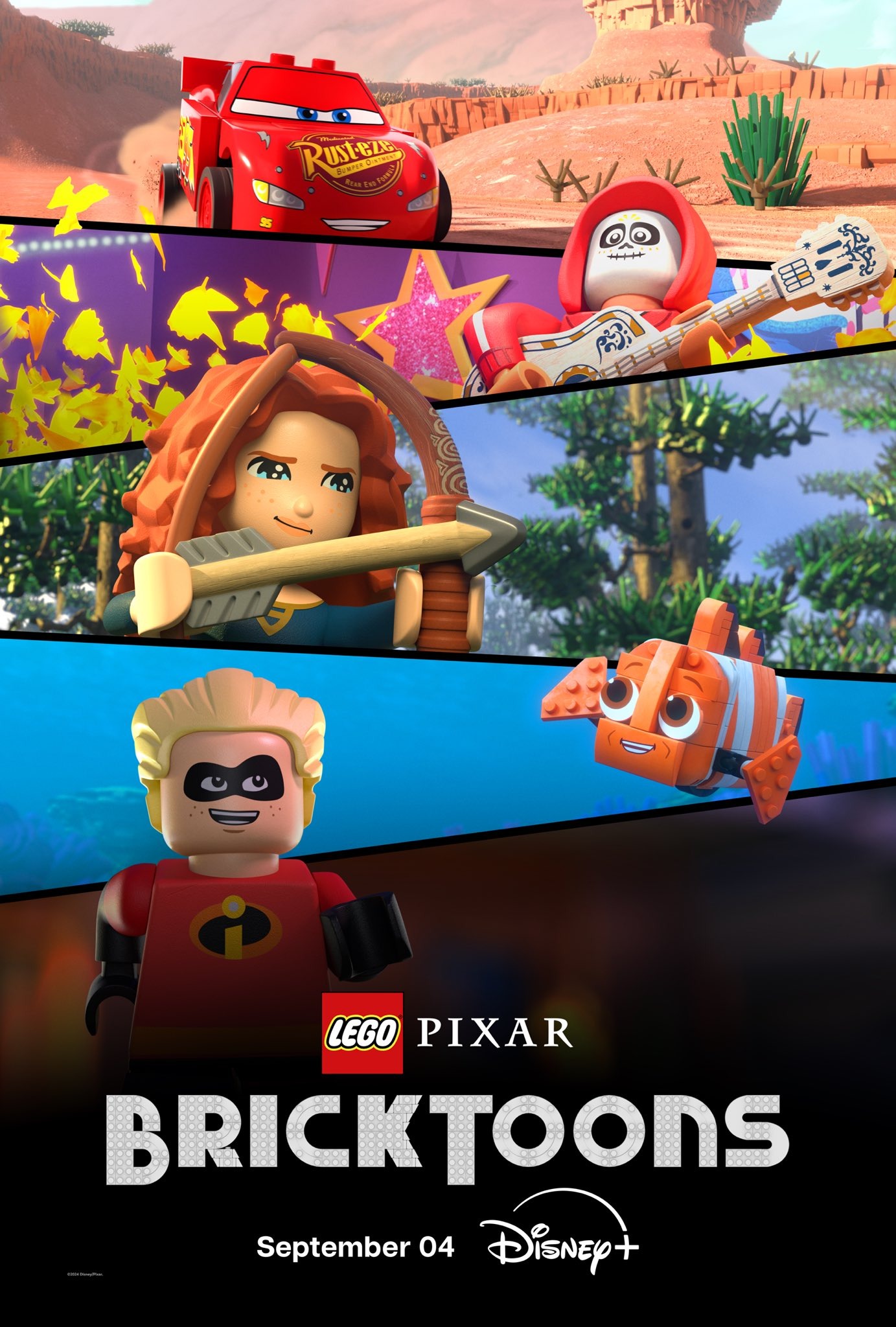 Mega Sized TV Poster Image for Lego Pixar: BrickToons 