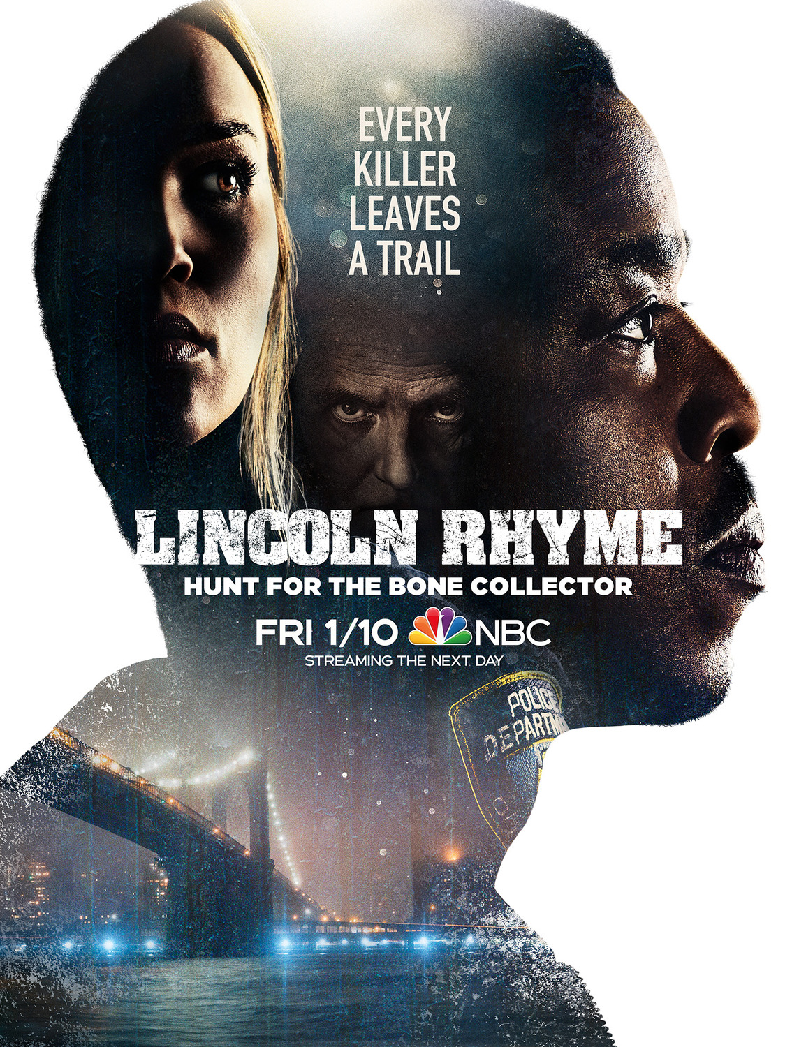 Extra Large TV Poster Image for Lincoln Rhyme: Hunt for the Bone Collector 