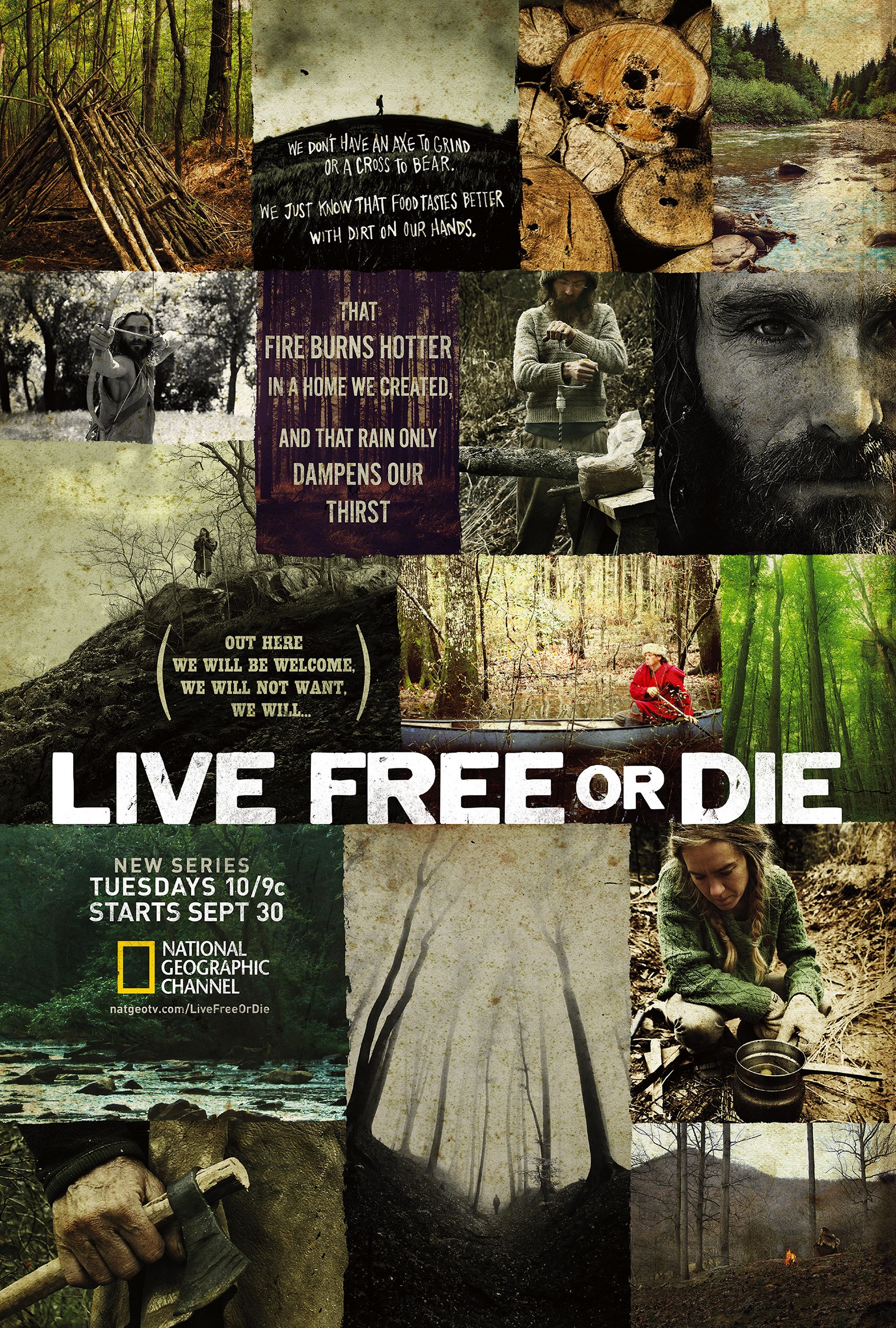 Mega Sized TV Poster Image for Live Free or Die 