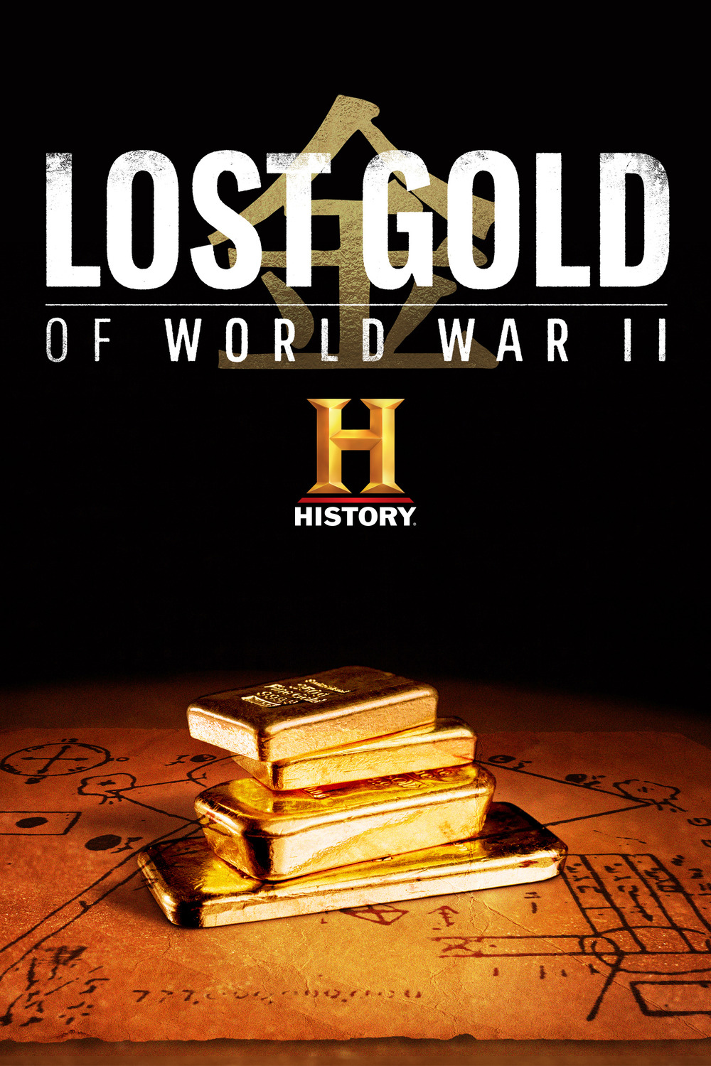 Extra Large TV Poster Image for Lost Gold of WW2 