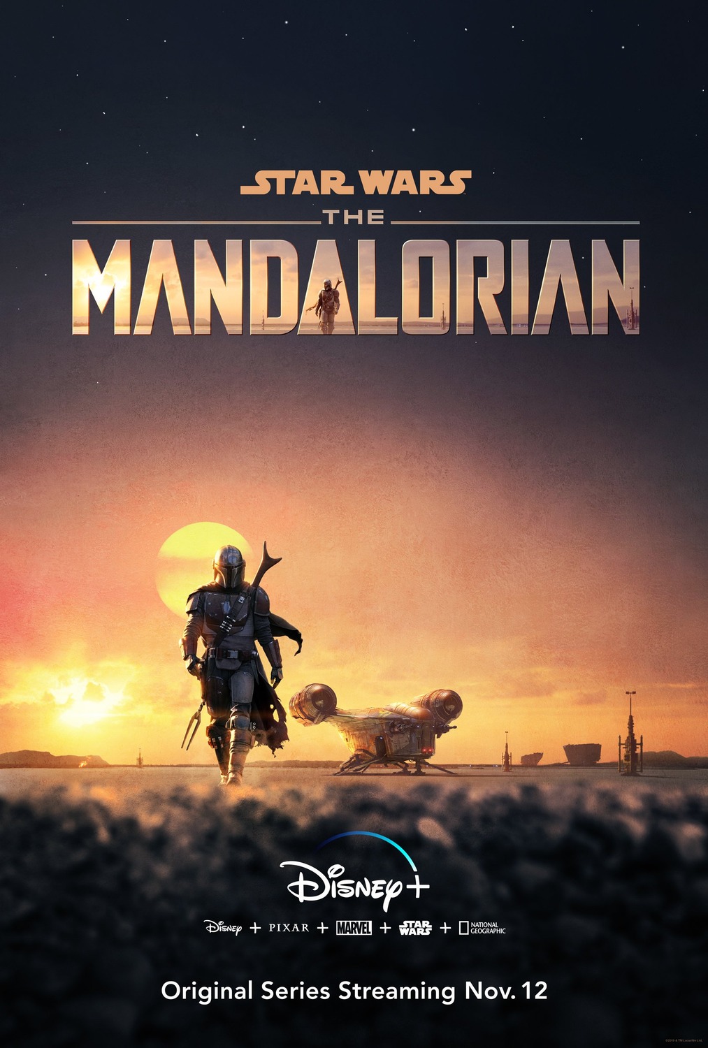 Extra Large TV Poster Image for The Mandalorian (#1 of 49)