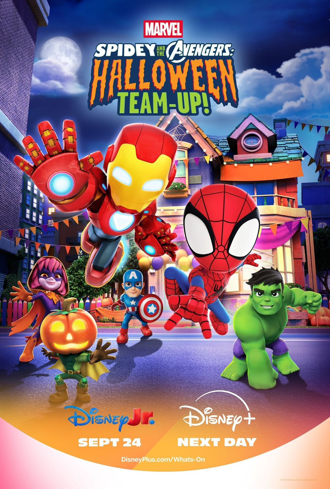 Mega Sized TV Poster Image for Marvel's Spidey and the Avengers: Halloween Team-Up! 