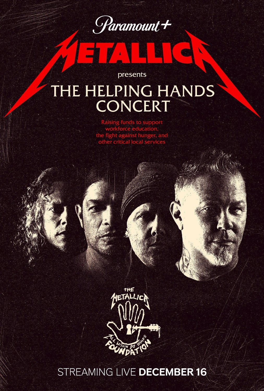 Extra Large TV Poster Image for Metallica Presents: The Helping Hands Concert 
