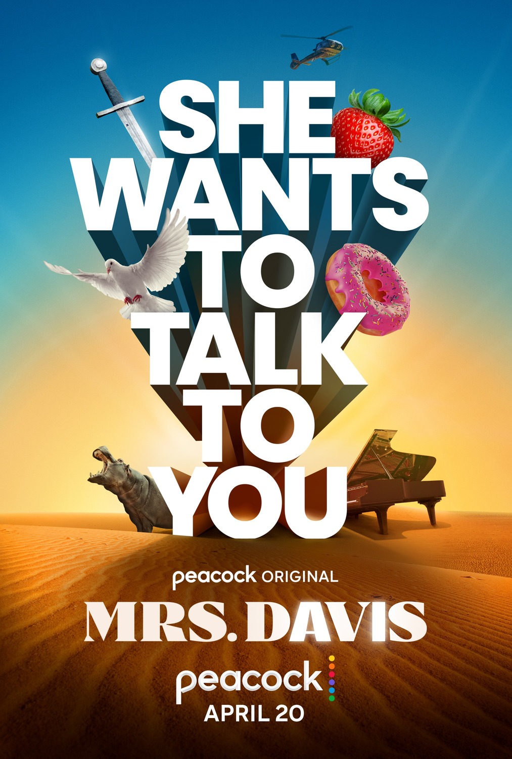 Extra Large TV Poster Image for Mrs. Davis (#2 of 3)