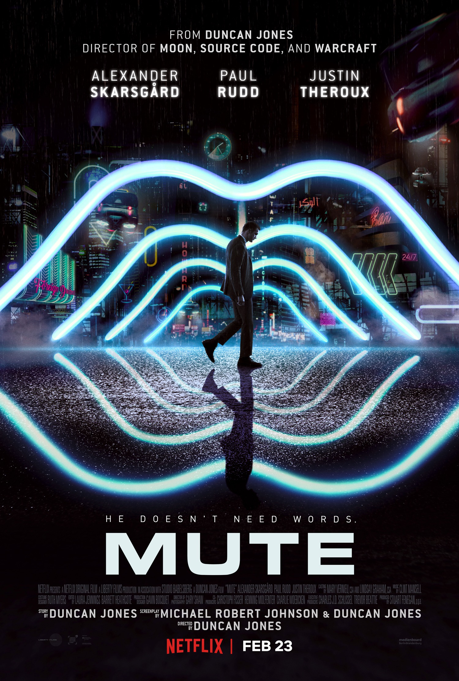 Mega Sized Movie Poster Image for Mute (#1 of 2)