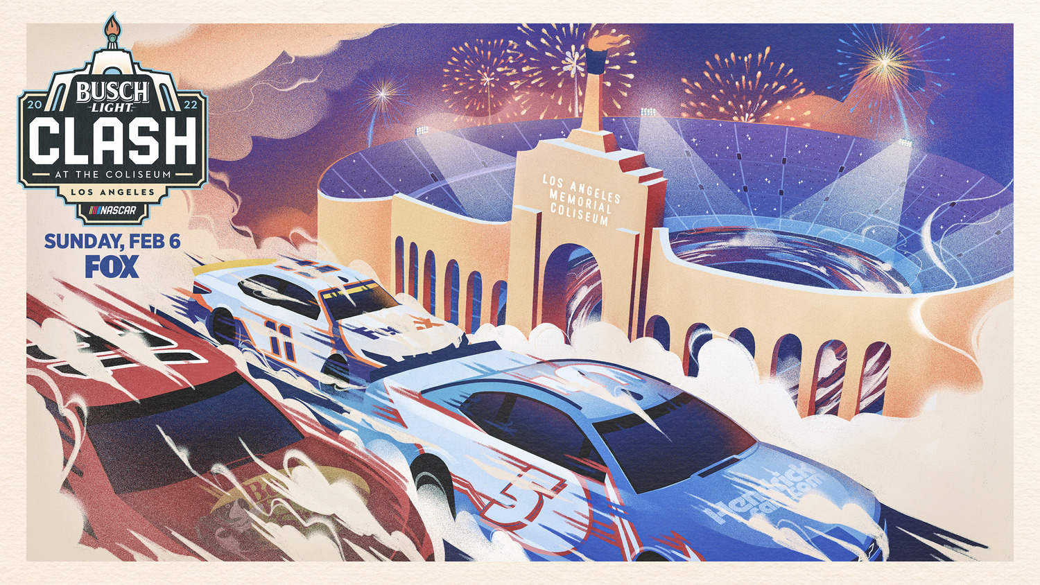 Extra Large TV Poster Image for NASCAR: Clash at the Coliseum (#2 of 3)
