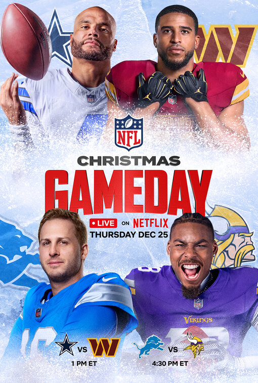 NFL Christmas Gameday Movie Poster