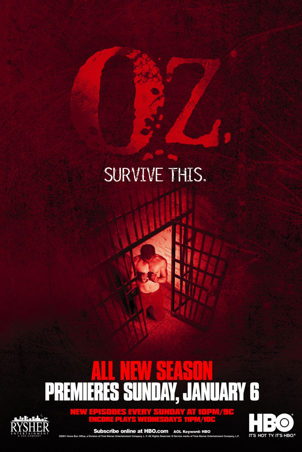 Extra Large TV Poster Image for Oz (#7 of 7)