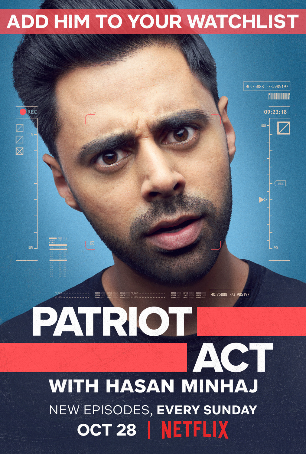Extra Large TV Poster Image for Patriot Act with Hasan Minhaj 