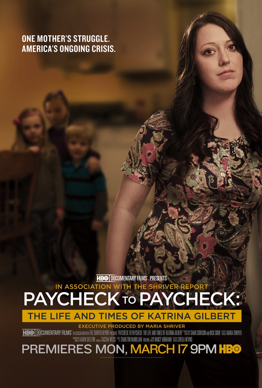 Extra Large Movie Poster Image for Paycheck to Paycheck: The Life and Times of Katrina Gilbert 