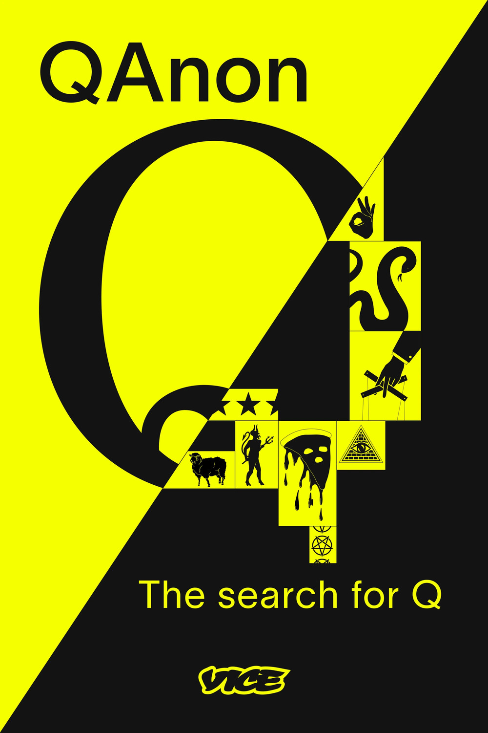 Extra Large TV Poster Image for QAnon: The Search for Q 