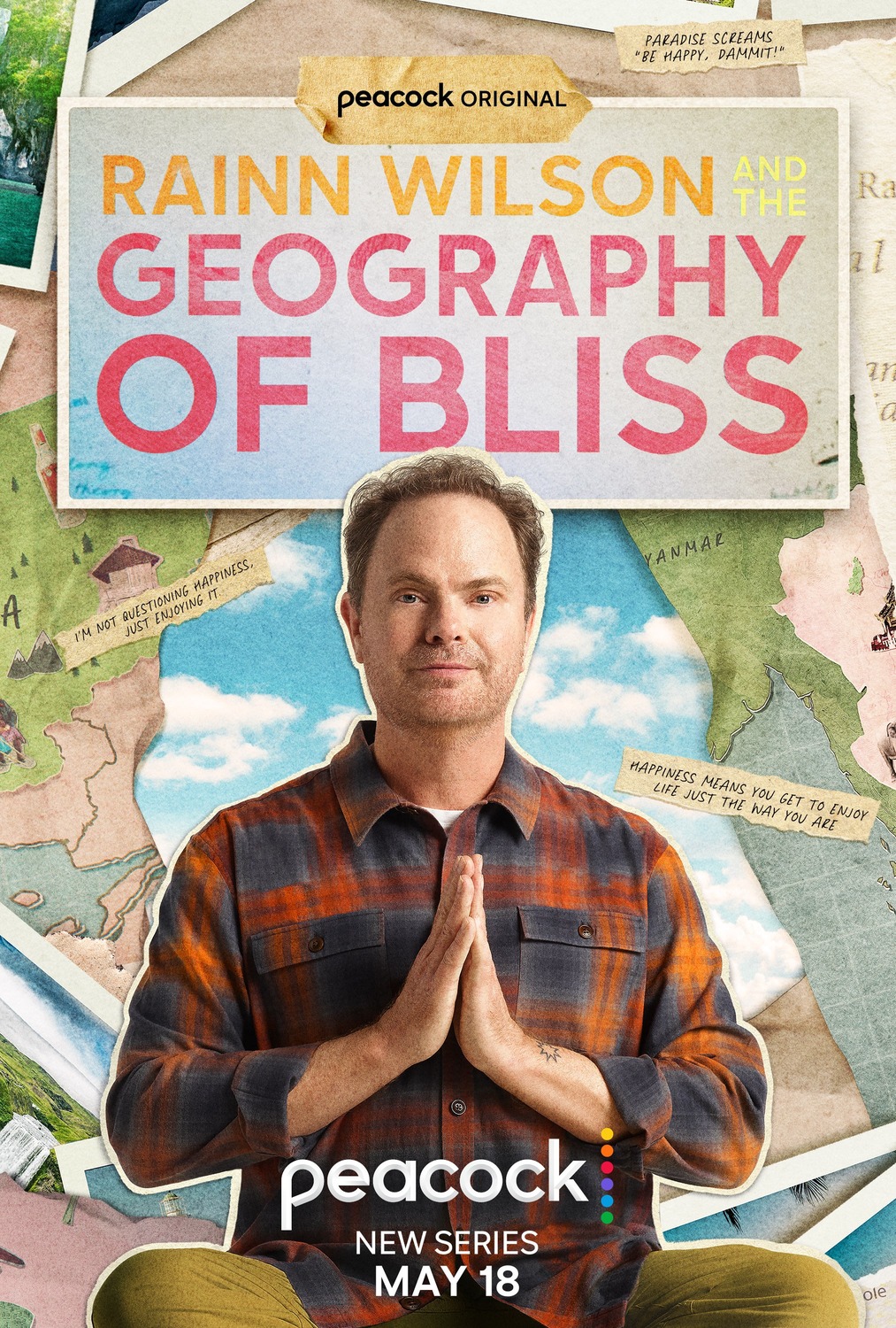Extra Large TV Poster Image for Rainn Wilson and the Geography of Bliss 
