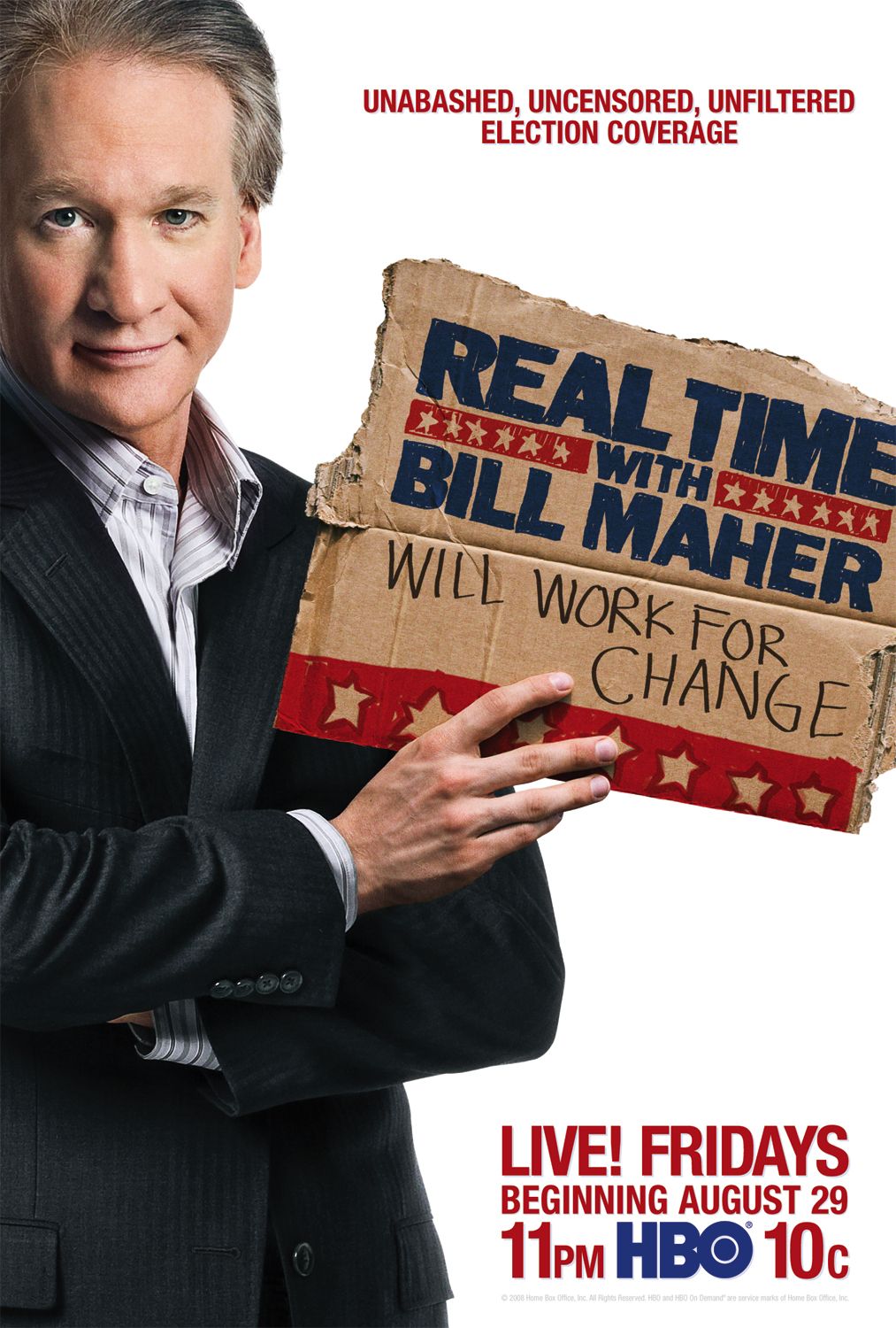 Extra Large TV Poster Image for Real Time with Bill Maher (#1 of 22)