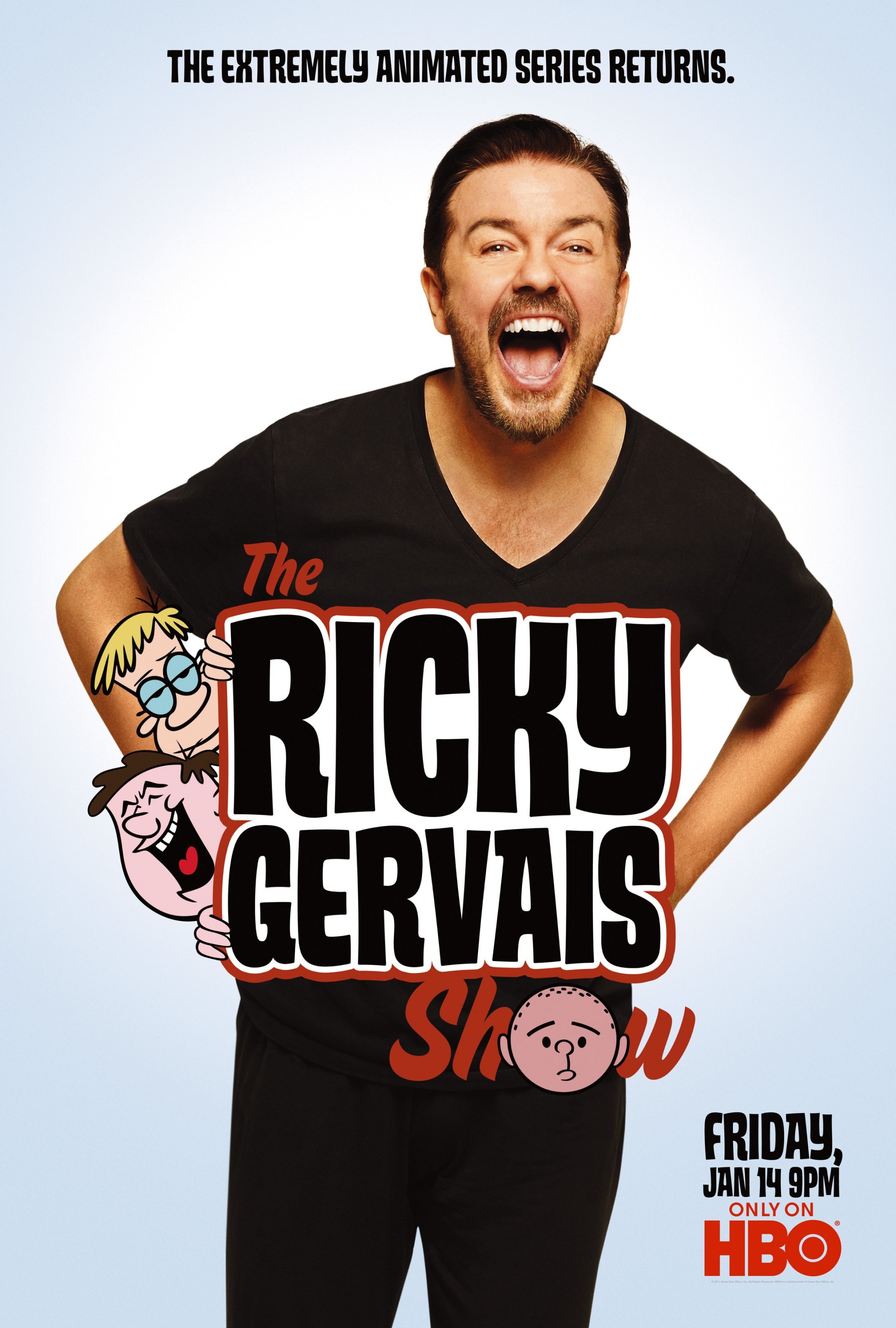 Mega Sized TV Poster Image for The Ricky Gervais Show (#2 of 4)