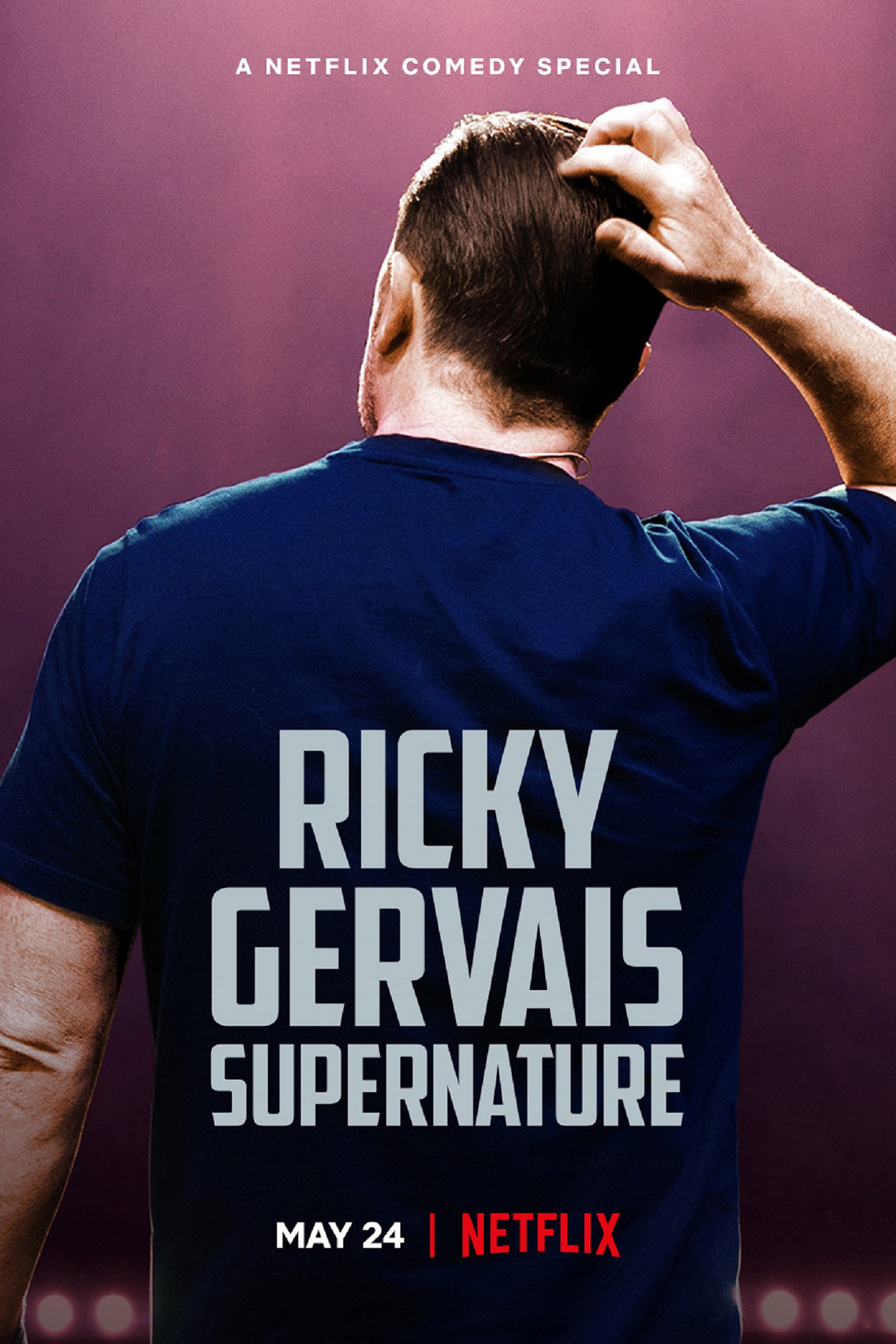 Mega Sized TV Poster Image for Ricky Gervais: SuperNature 