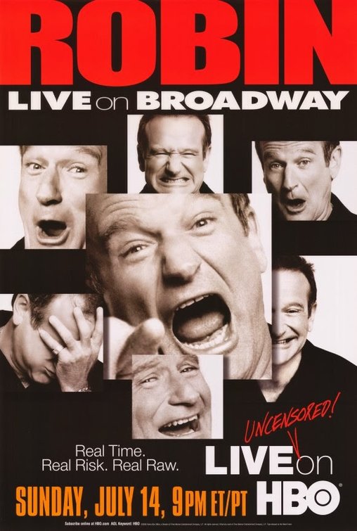 Robin Williams Live on Broadway Movie Poster
