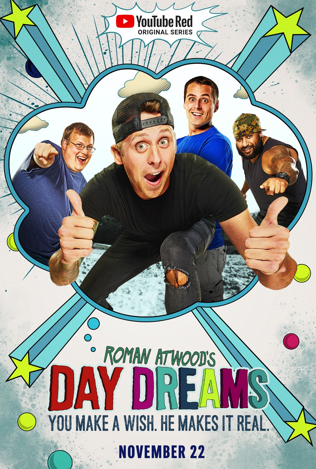 Extra Large TV Poster Image for Roman Atwood's Day Dreams 