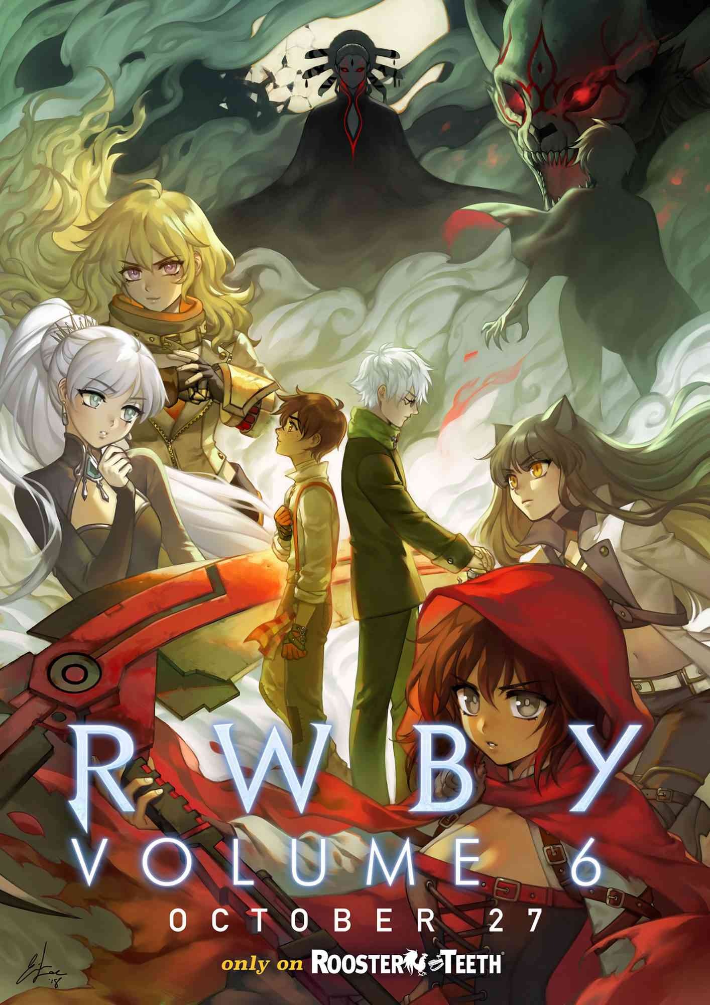 Mega Sized TV Poster Image for RWBY 