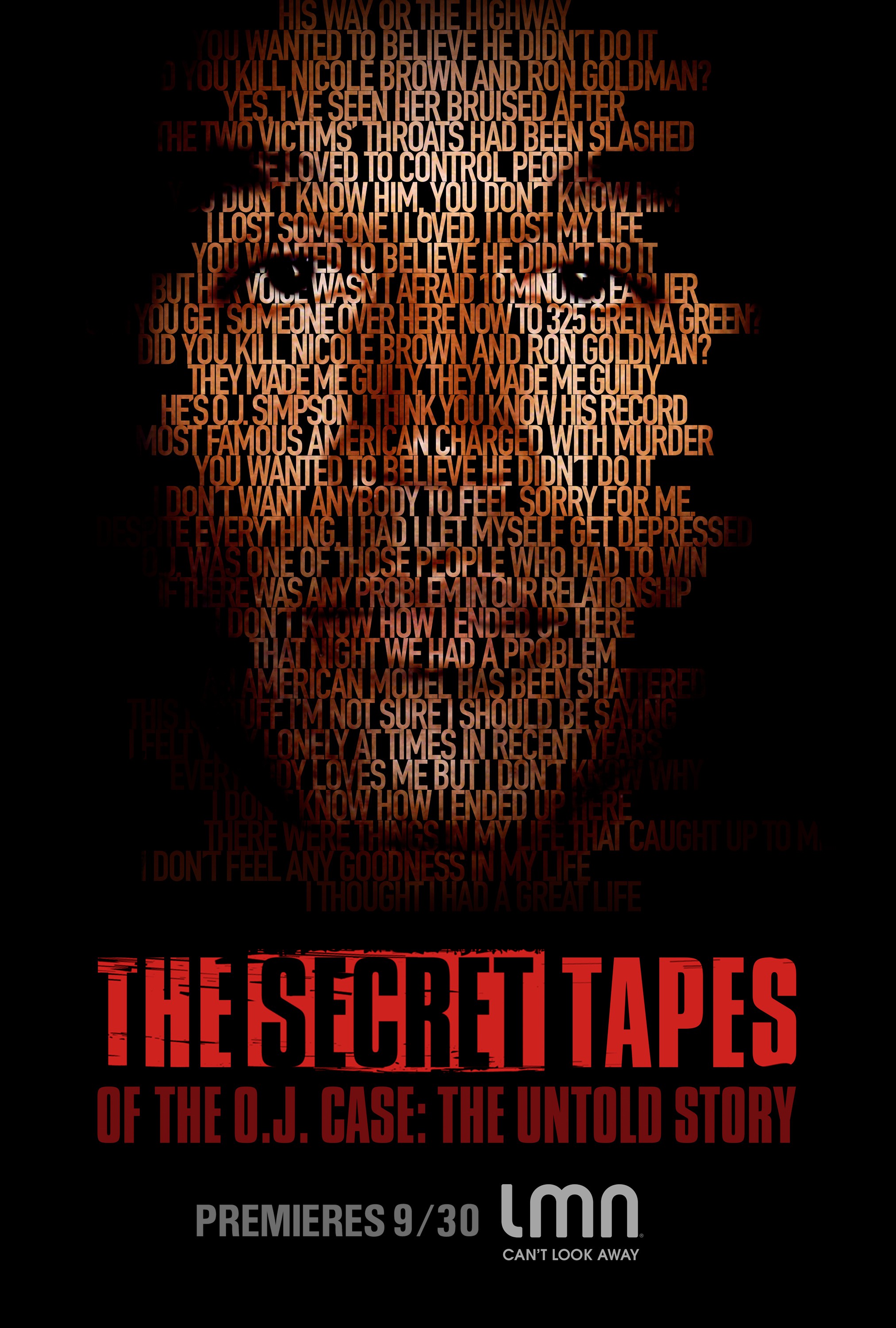 Mega Sized TV Poster Image for The Secret Tapes of the OJ Case: The Untold Story 