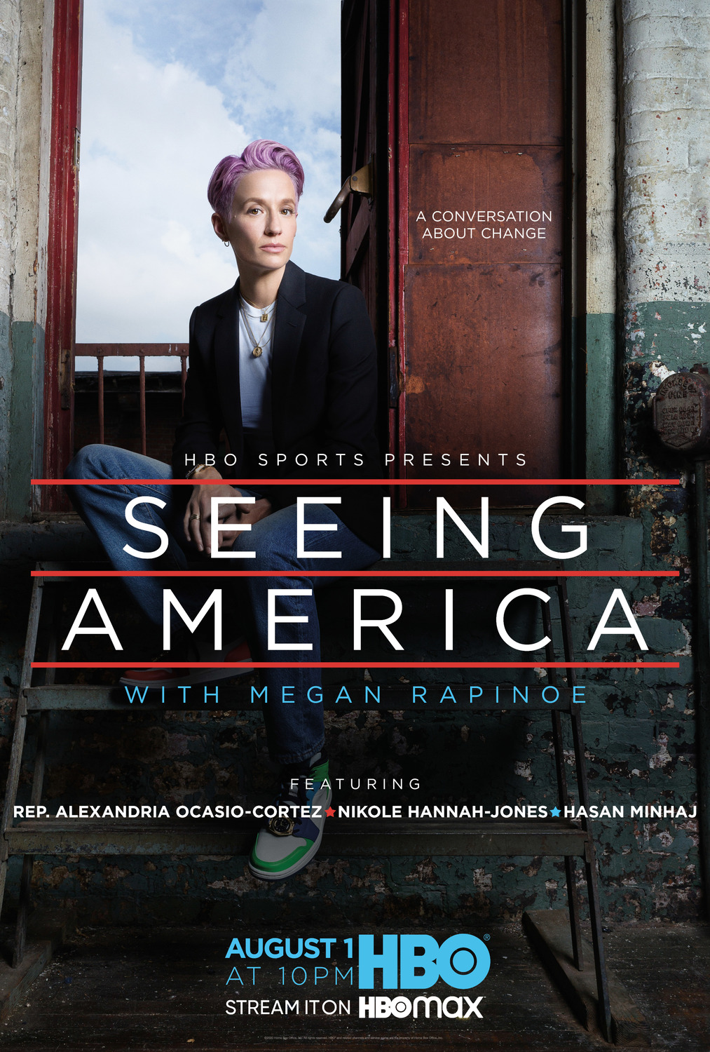 Extra Large TV Poster Image for Seeing America With Megan Rapinoe 