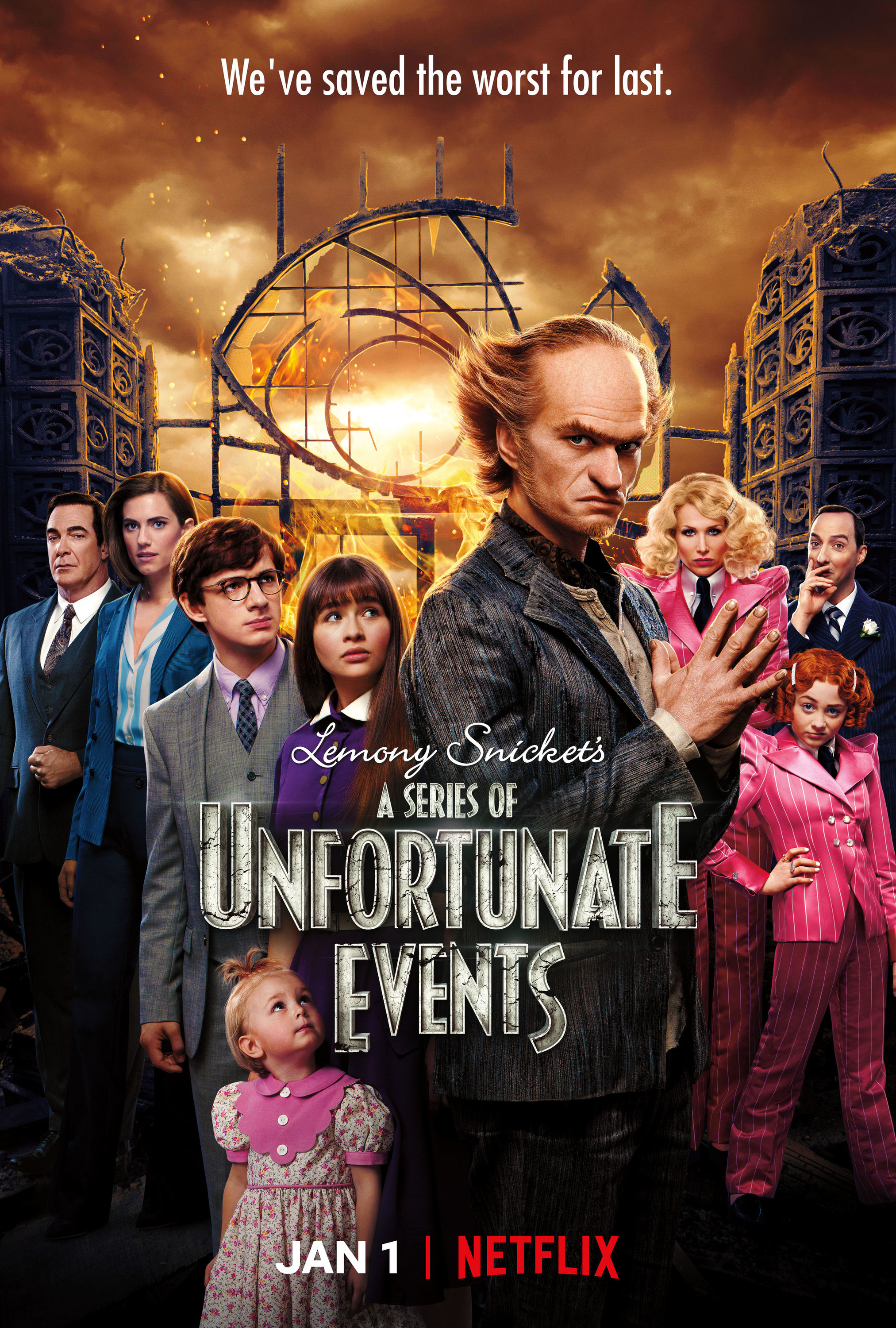 Mega Sized TV Poster Image for A Series of Unfortunate Events (#3 of 7)