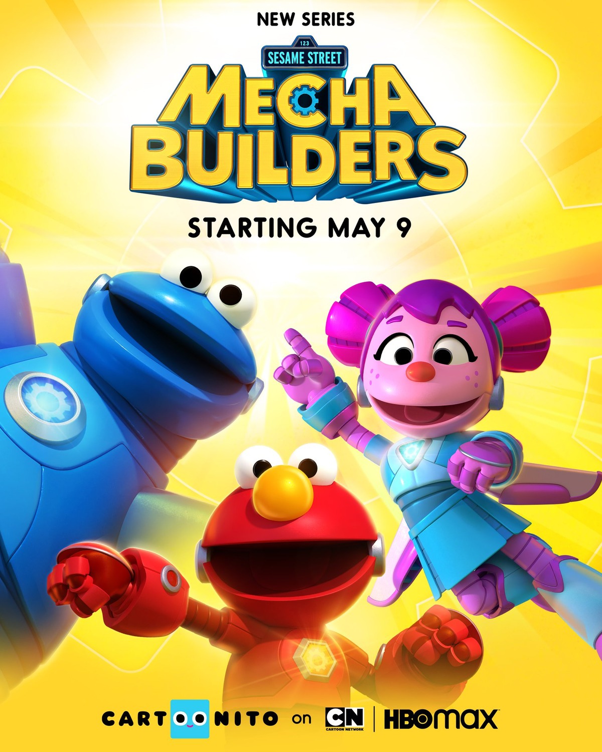 Extra Large TV Poster Image for Sesame Street Mecha Builders 