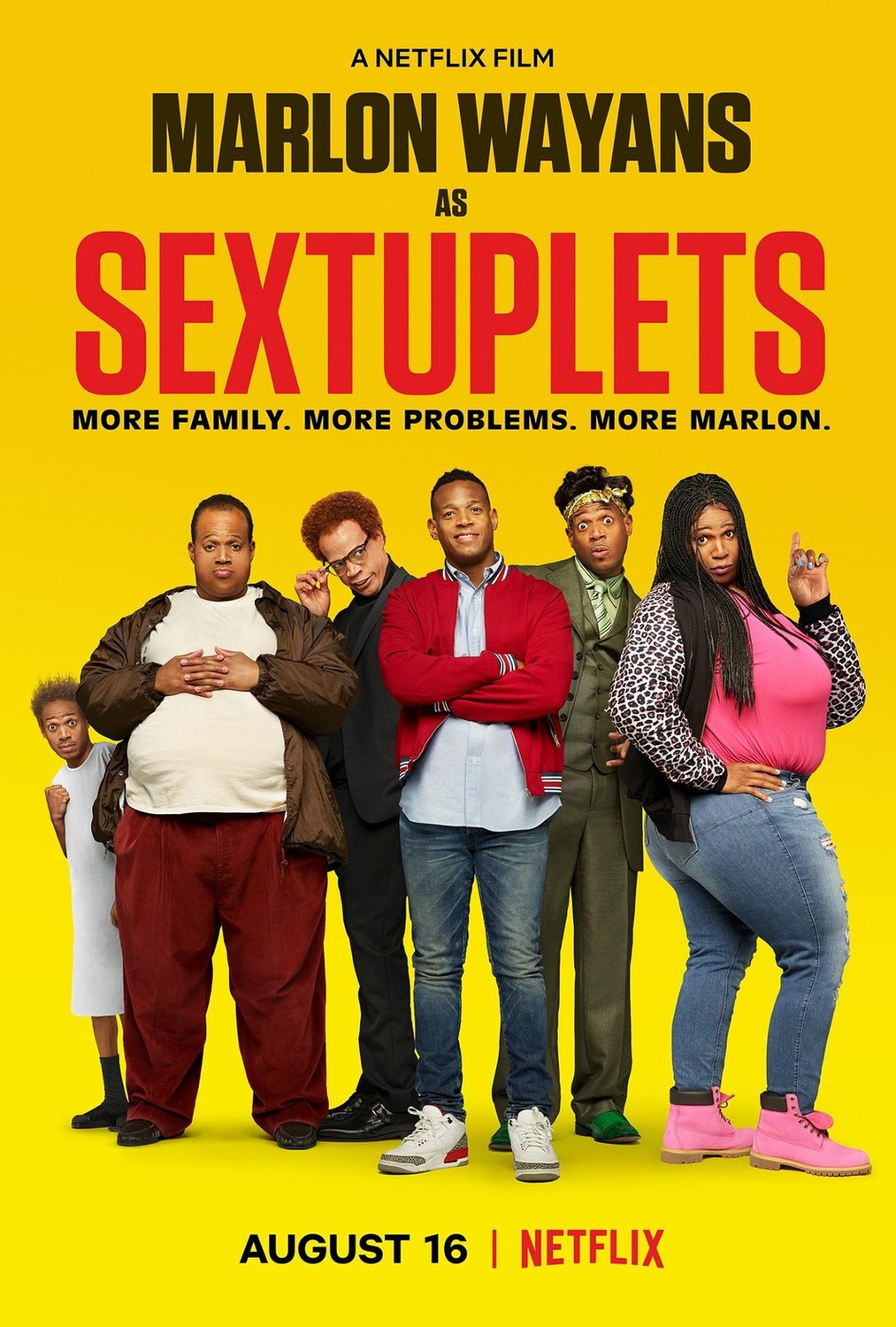 Extra Large TV Poster Image for Sextuplets 