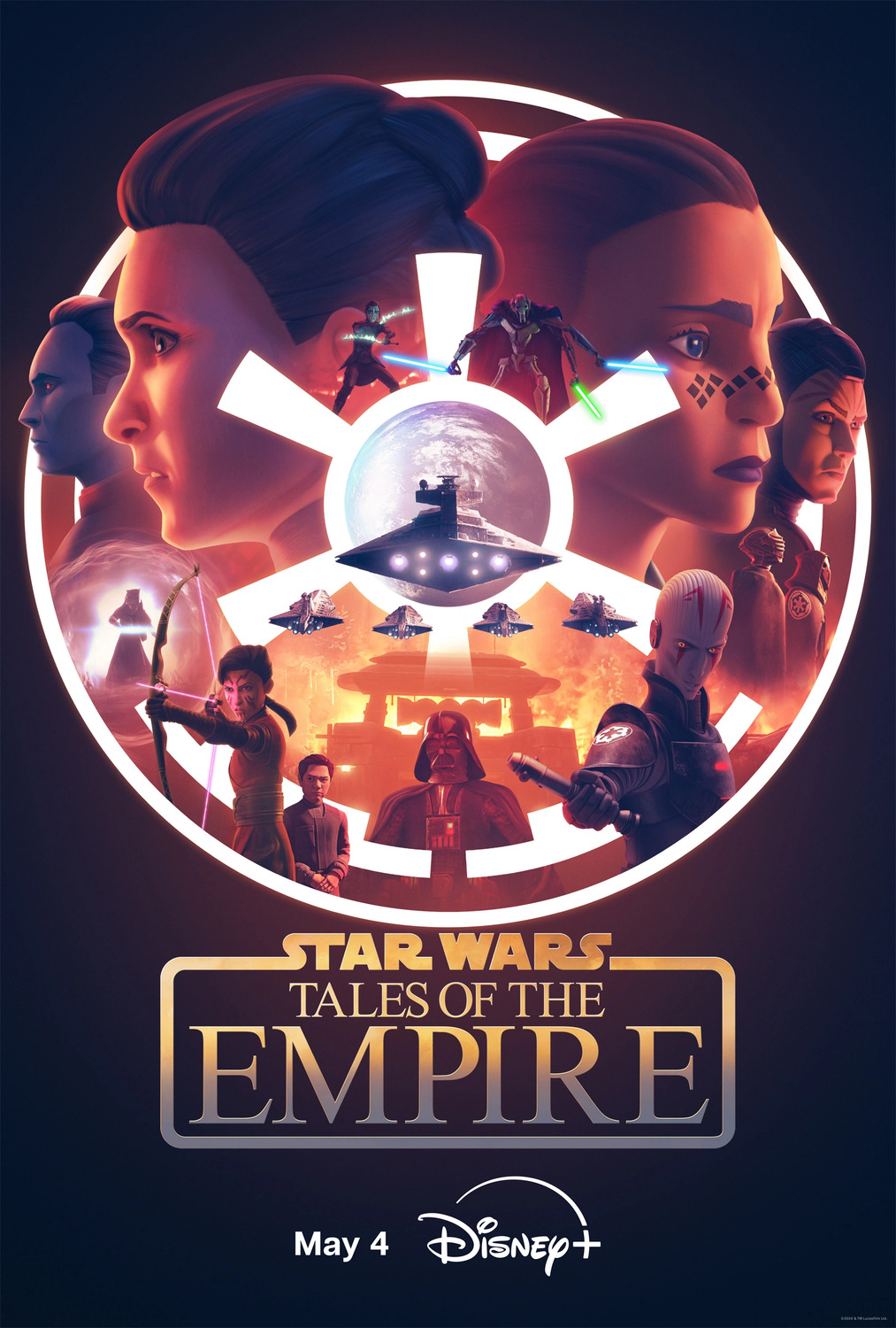 Extra Large TV Poster Image for Star Wars: Tales of the Empire 