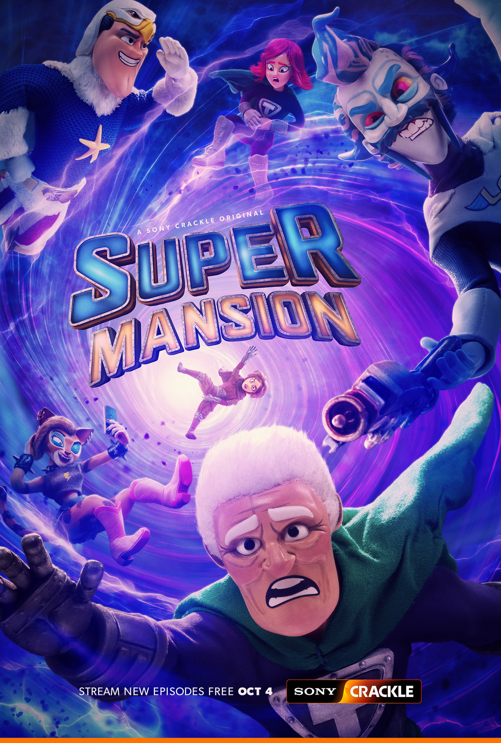 Extra Large TV Poster Image for Supermansion (#14 of 14)