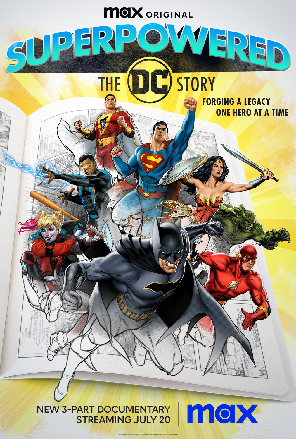 Extra Large TV Poster Image for Superpowered: The DC Story 