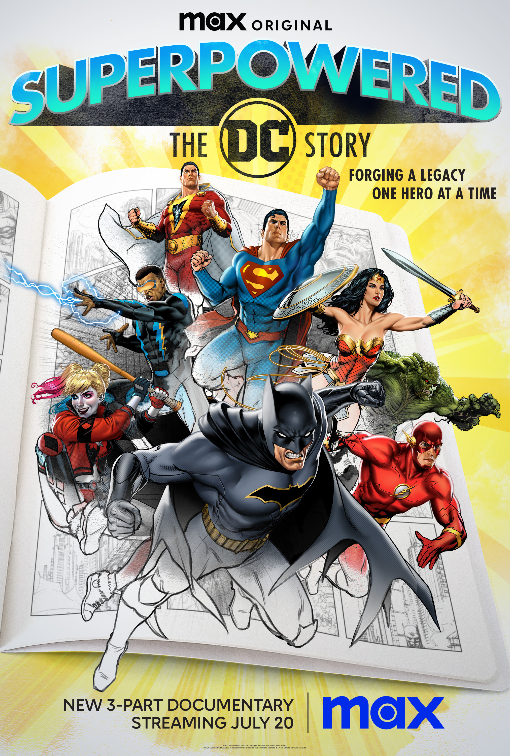 Mega Sized TV Poster Image for Superpowered: The DC Story 