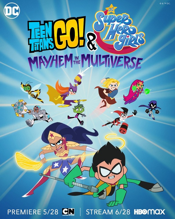 Teen Titans Go! & DC Super Hero Girls: Mayhem in the Multiverse Movie Poster