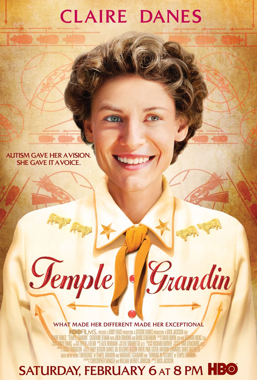 Extra Large TV Poster Image for Temple Grandin 