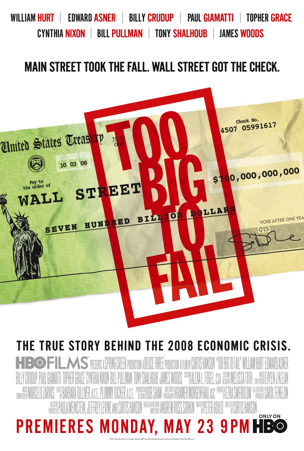 Extra Large TV Poster Image for Too Big to Fail (#1 of 2)
