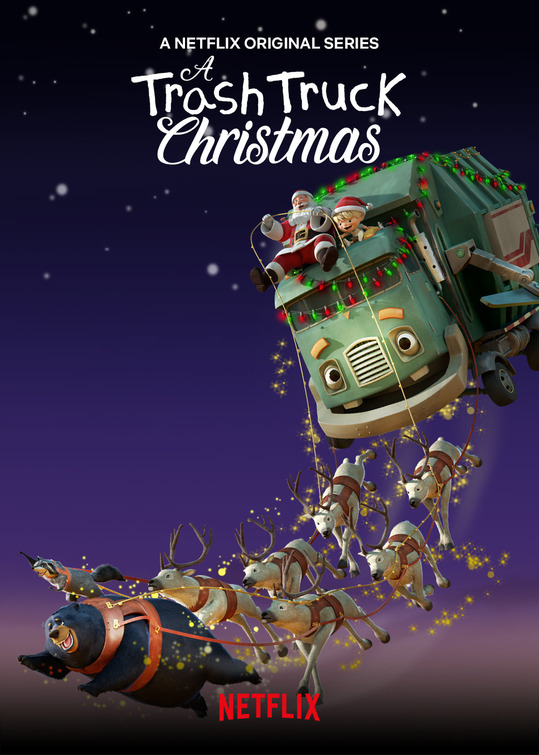 A Trash Truck Christmas Movie Poster