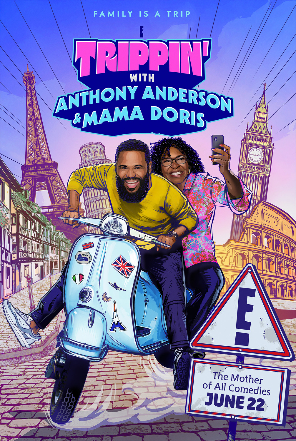 Extra Large TV Poster Image for Trippin' with Anthony Anderson and Mama Doris (#1 of 5)