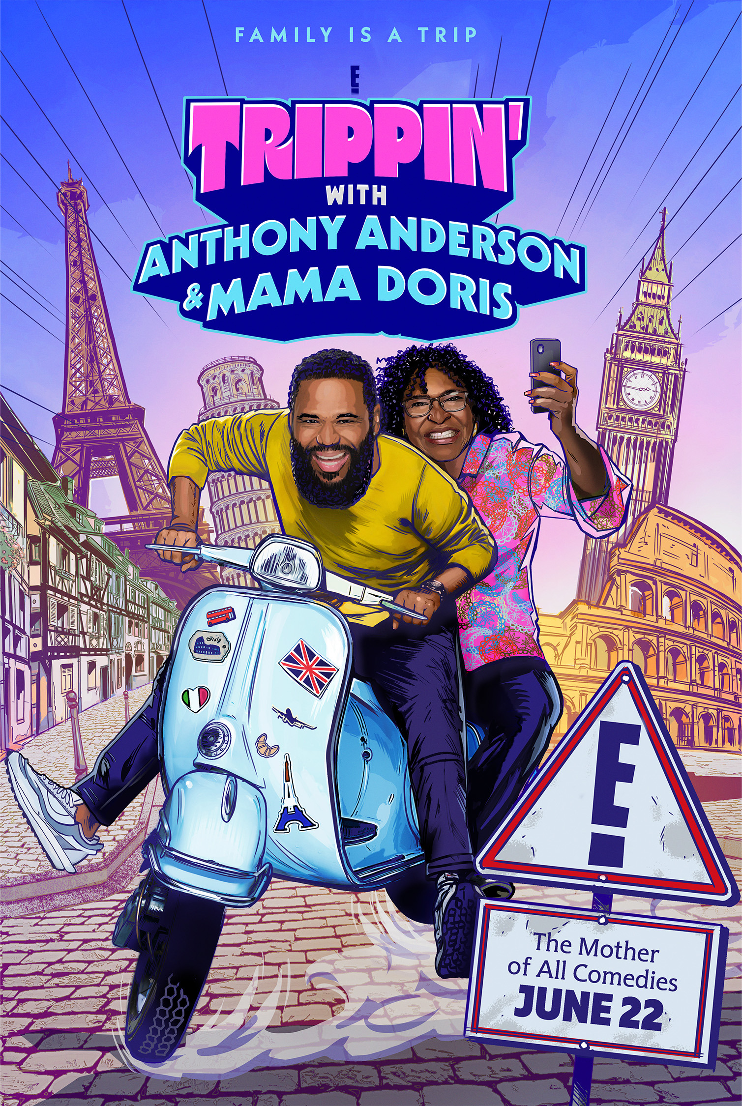 Mega Sized TV Poster Image for Trippin' with Anthony Anderson and Mama Doris (#1 of 5)