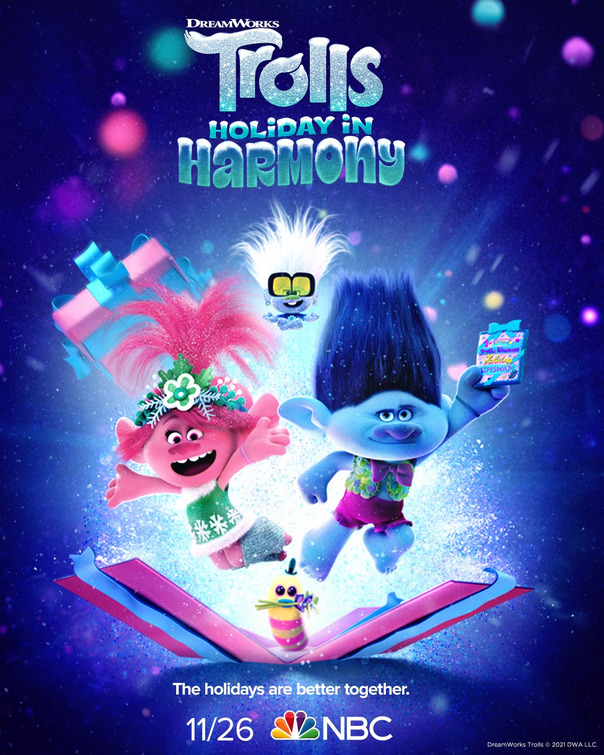 Trolls Holiday in Harmony Movie Poster